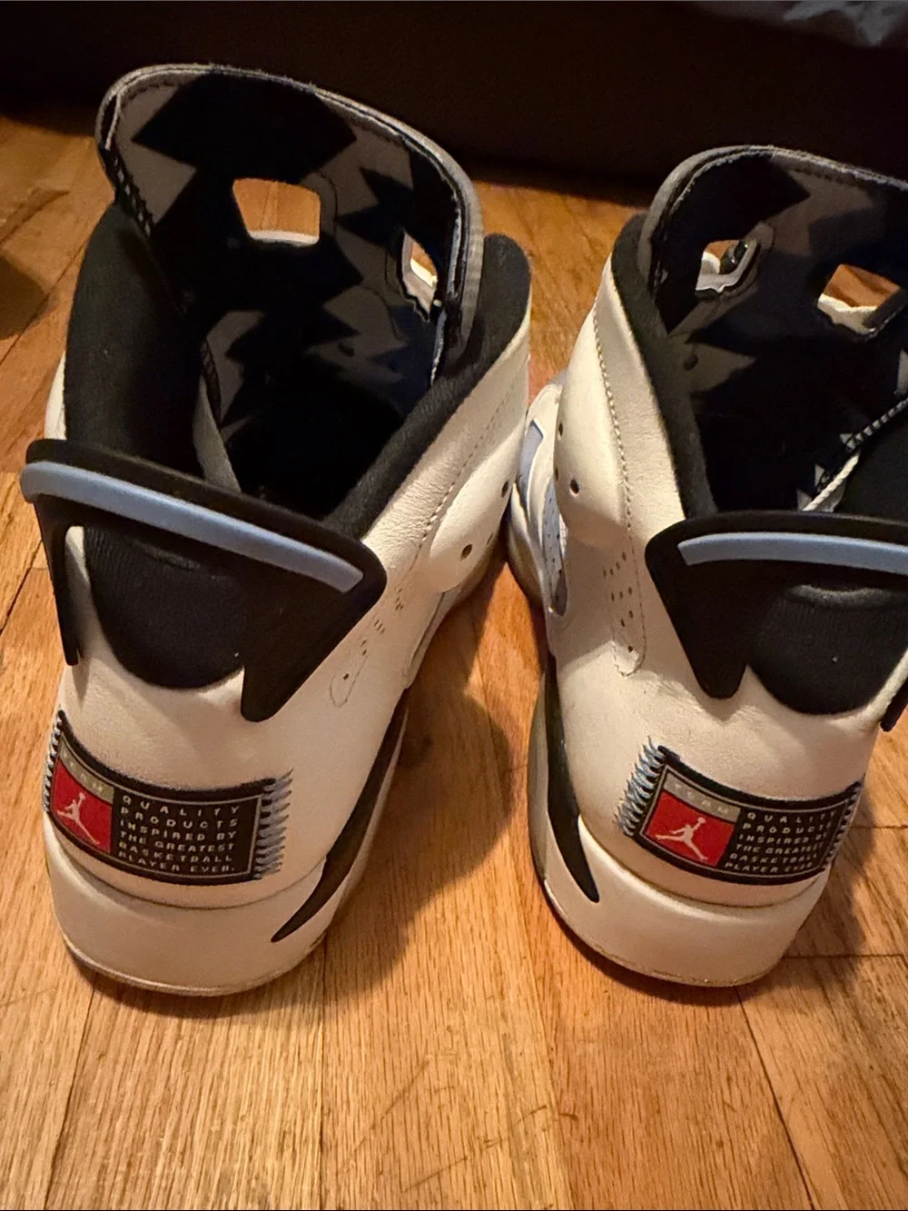 Jordan Men’s Sneakers in White & Light Blue